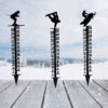 Steel snow gauges - ski